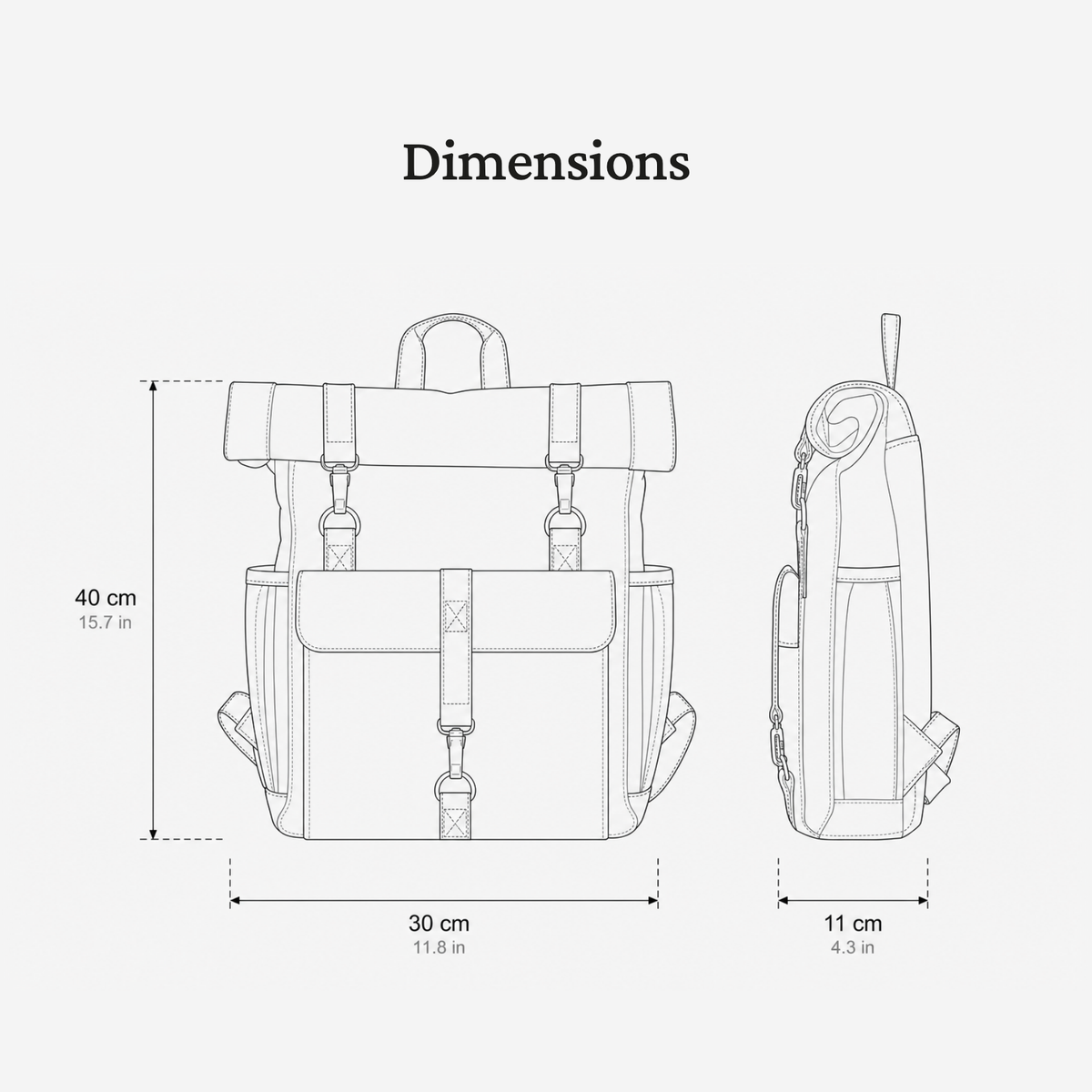 Retro Canvas Rucksack | SKYE