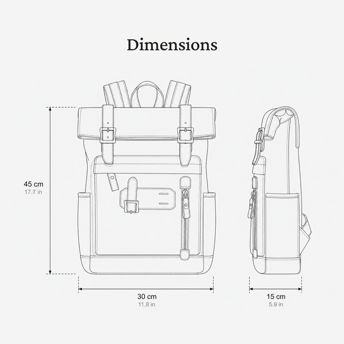 Rustic Backpack | SWANSEA