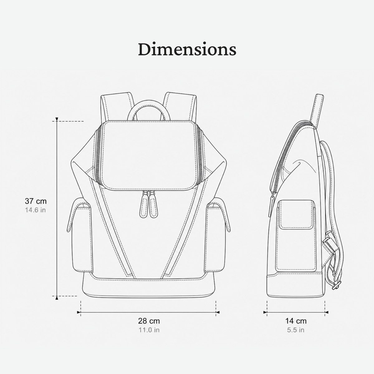 Soft Leather Backpack | BOSTON
