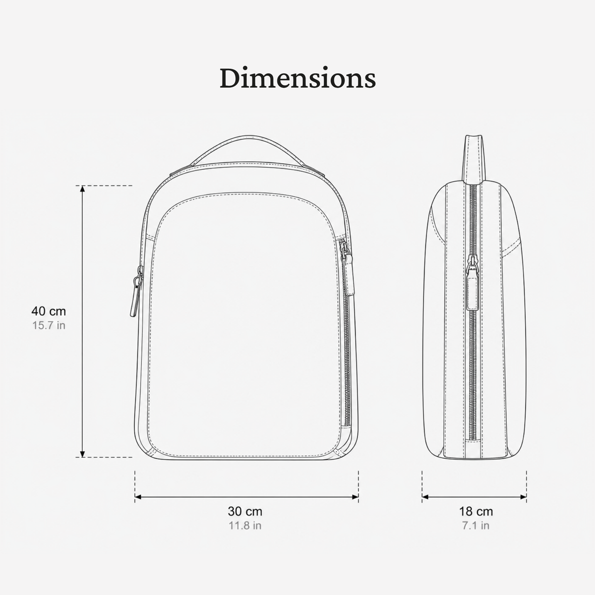 Tan Leather Rucksack | SAVANNAH