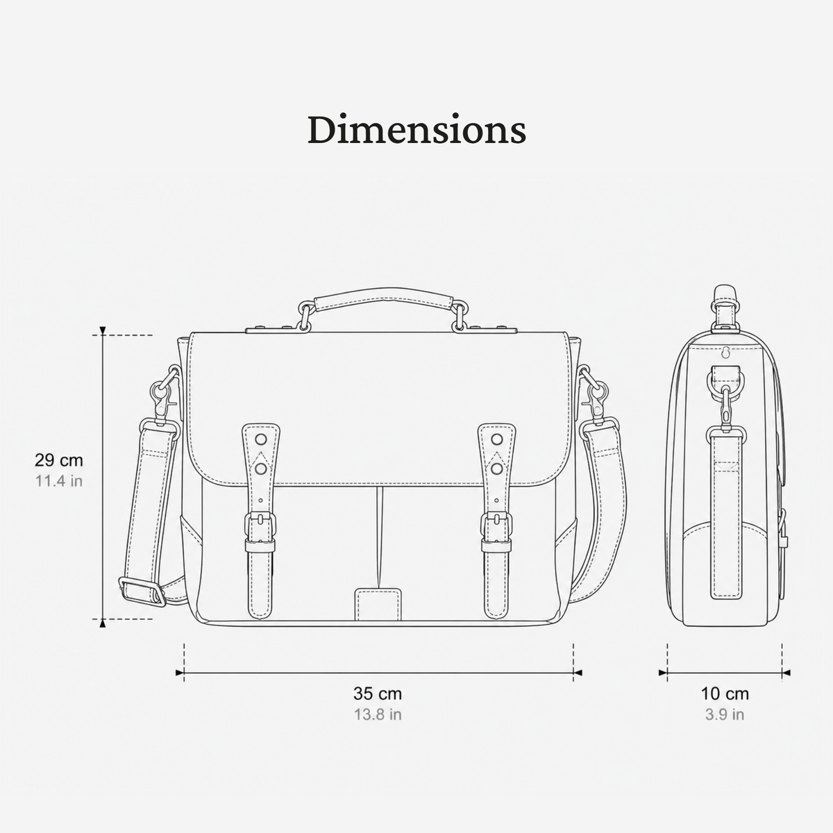 Leather Shoulder Bag | ASPEN