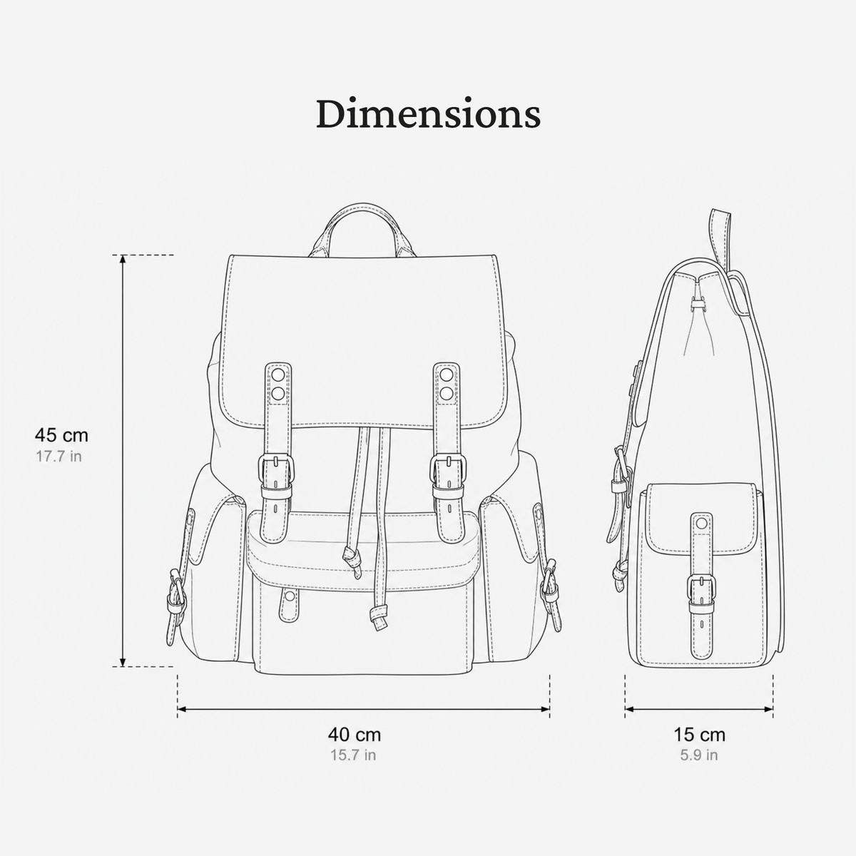 Waxed Canvas Backpack | TACOMA