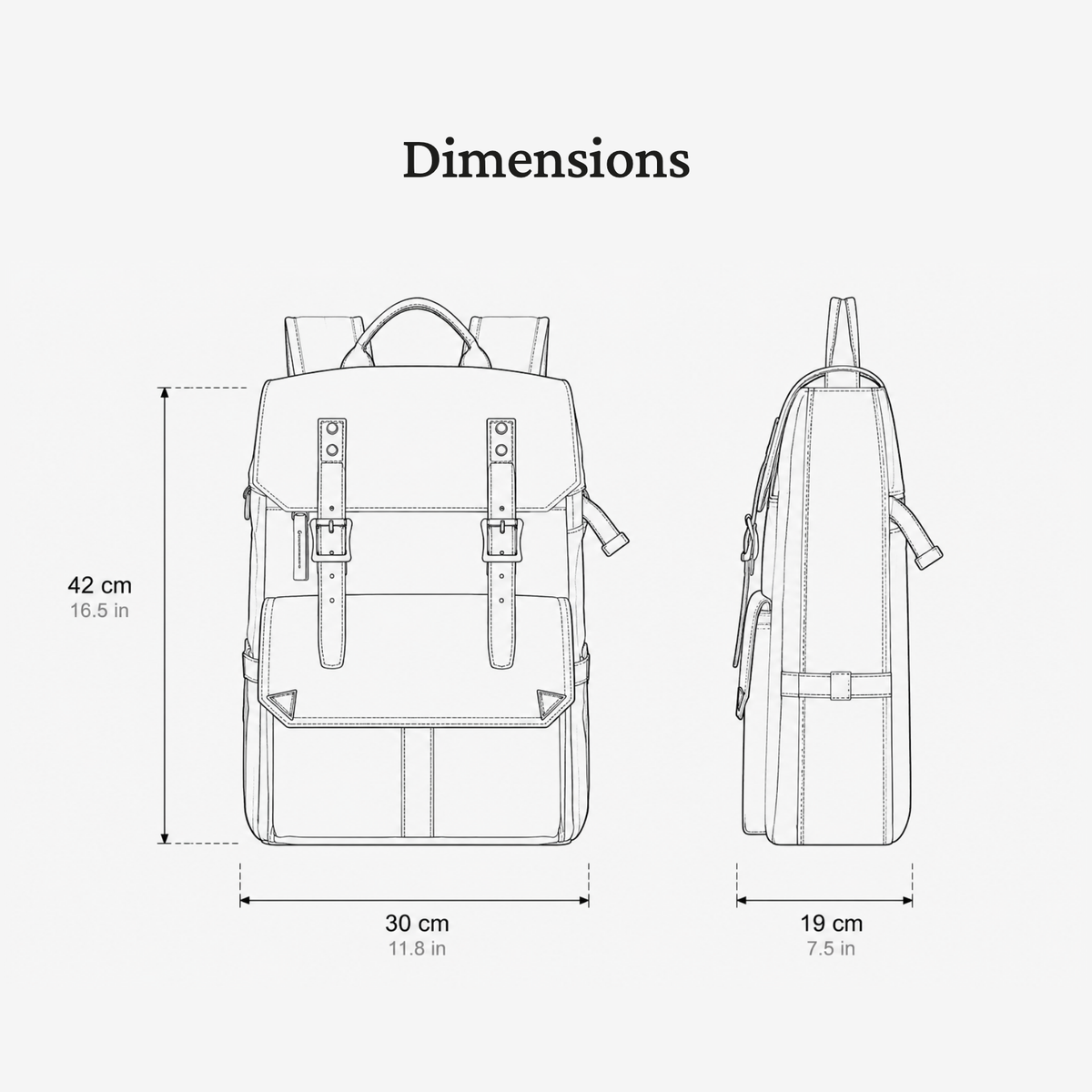 Waxed Canvas Camera Backpack | ALGONQUIN