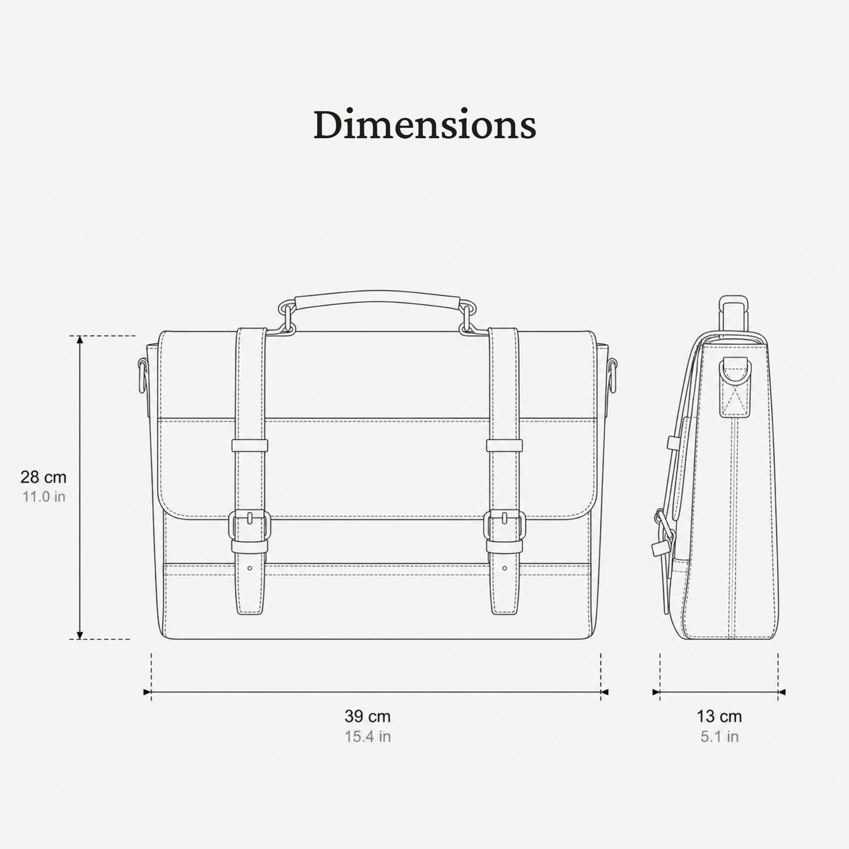 Waxed Canvas Messenger Bag | WINNIPEG