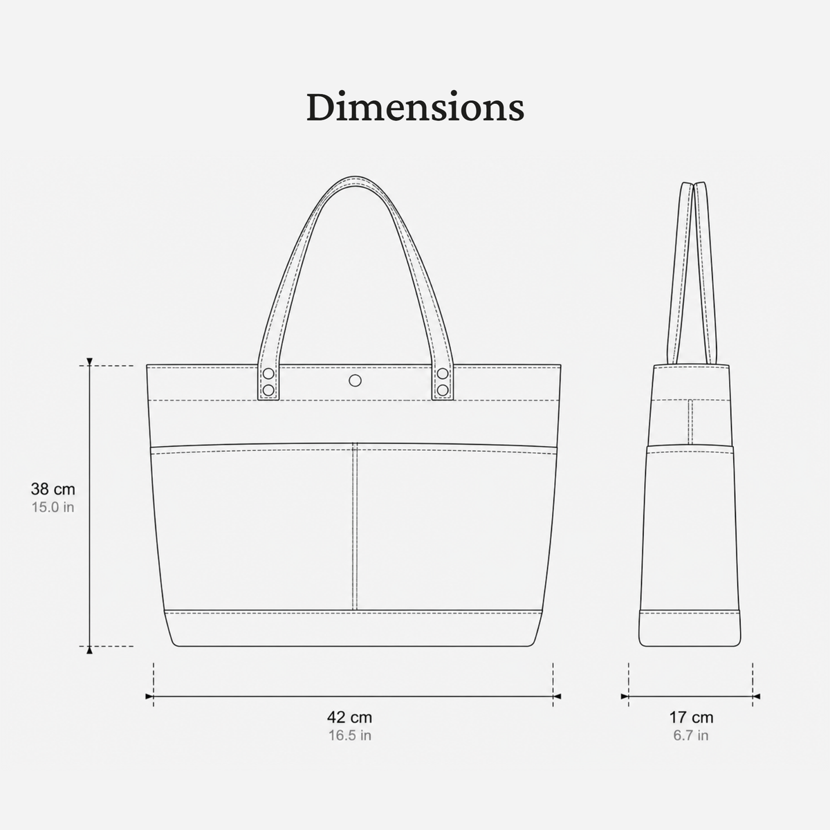 Waxed Canvas Tote Bag | NASHVILLE
